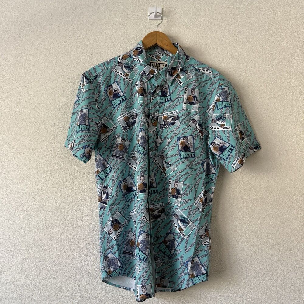 RSVLTS The Office Basketball Cards KUNUFLEX Shirt M Loser Works Saturday Hawaii